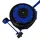 MonsterShop Wagenheber Gummi/Nylon/Stahl 16,5 – 40 cm blau