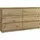 roe furniture Kommode mit 6 Schubladen 138 x 77 x 77 cm Braun
