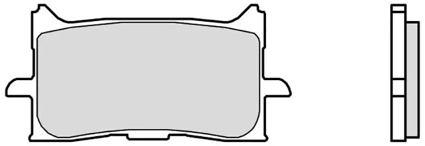 Brembo 07ho62sa Sinterbremsbeläge - Black - One Size