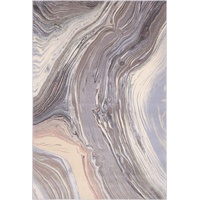 Agnella Diverse Agate Teppich - Teppichboden 100% Neuseeländische Wolle - Gewebt mit Wilton-Technologie - Teppich Wohnzimmer Modern Vintage Retro - 160 x 240 x 1,20 cm - Marine