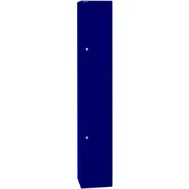 BISLEY Garderobenschrank Metall 30,5 x 30,5 x 180,2 cm blau