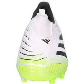 adidas Predator LEAGUE Laceless FG/MG Kinder Fussball-Rasenschuhe FTWWHT/CBLACK/LUCLEM, 36