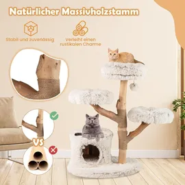 Costway Kratzbaum 102 cm Weiß