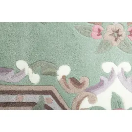 THEKO Ming Handtuftteppich 60 x 90 cm Grün