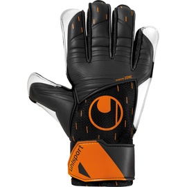 Uhlsport Speed Contact Starter Soft Torwarthandschuhe Fußball schwarz/weiß/Fluo orange Größe 10