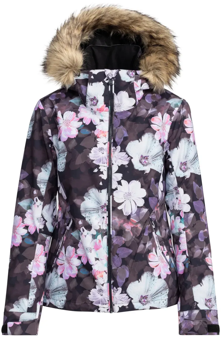 Snowboardjacke »Jet Ski«, Gr. S, True Black Blurry Flower, , 27455010-S