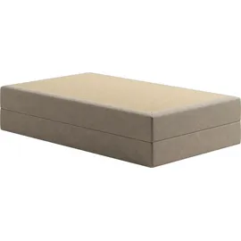 home collective Boxspringbett 120 x 200 cm H2 Beige