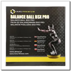 HMS Balance Ball Schwarz 65 cm
