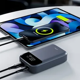allity APB-200 PD, QC 33W 10000 mAh USB Quick Charge LiPo USB-A, USB-C® Grau