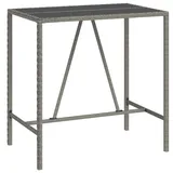 vidaXL Bartisch 110 x 70 x 110 cm Grau