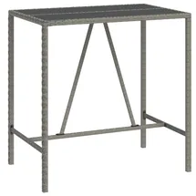 vidaXL Bartisch 110 x 70 x 110 cm Grau