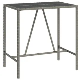 vidaXL Bartisch 110 x 70 x 110 cm Grau
