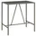vidaXL Bartisch 110 x 70 x 110 cm Grau