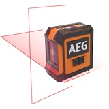AEG Kreuzlinienlaser, 15 m, rot, CLR215-B, inkl. Tasche, batteriebetrieben