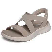 SKECHERS Go Walk Flex Sandale Damen Taupe 40