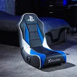 X Rocker Gamingsessel Playstation ca. 42x68x74cm Schwarz/Blau/Weiß