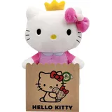 Joy Toy AG Hello Kitty - Prinzessin Plüsch pink 25 cm in wiederverwendbarem Kartontäschchen