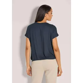 Madeleine Blusenshirt Glänzendes Oberteil Blau 42