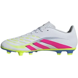 adidas Predator Club FG/MG Herren cloud white/lucid pink/lucid lemon 45 1/3