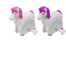 ThumbsUp! Thumps Up Aufziehfigur "Einhorn" - Wind Up Racing Unicorns (2er Pack)