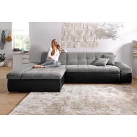 Domo Collection Ecksofa »Moric Schlafsofa B/T/H 300/172/80 cm, viele Bezugsarten, auch in Cord«, grau