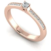 Verlobungsring VR05 750er RosÈgold - 8378