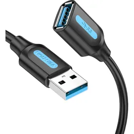 Vention USB 3.0 Male to Female Extension Cable 0.5M, Black