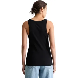 Marc O'Polo DENIM Damen, Tanktop mit Stretch-Anteil gerippt, schwarz, (Black), XXS - XXS