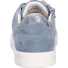 superfit Mädchen Stella Sneaker, Blau Silber 8000, 28 EU Weit