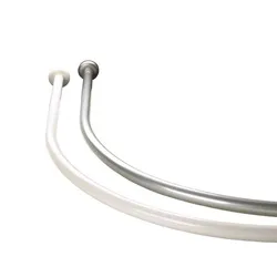 KS Handel 24 ALU Bogenstange 105x150 cm Ovalstange silber glänzend - asymetrisch