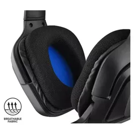 THE G-LAB Korp Cobalt Gaming Headset - Stereo-Headset, ultraleicht, Headset mit Mikrofon, 3,5 mm Klinke für PC, PS4, PS5, Xbox One, Mac, Tablet PC... - Schwarz