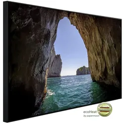 papermoon Infrarotheizung »EcoHeat - Blaue Grotte in der Insel Capri«, Matt-Effekt - bunt