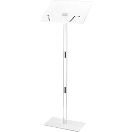 Vevor Podiumständer Rednerpult 1,22m Acryl Bodenstehend Tragbar Einstellbar