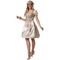 Tectake tectake® Frauenkostüm Mini-Dirndl Burgau Modell 1