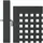 vidaXL Gartentor 400 x 125 cm Anthrazit