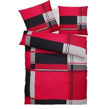 MY HOME NINA Motiv rot 155 x 220 cm + 80 x 80 cm