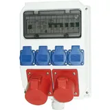 PCE Wandverteiler Kunststoff Baureihe BV 32/5 16/5 3xSSD M32ÖoBVu Ea IP54