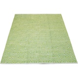 andas Teppich »Helen«, rechteckig, flacher Teppich, weich, pflegeleicht, elegant 43229558-3 grün 7 mm,