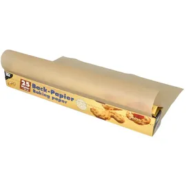 Papstar Backpapier 25 m x 38 cm braun in Faltschachtel