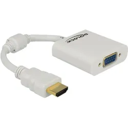 Delock Adapter HDMI-A Stecker > VGA Buchse - Videoadapter - HDMI männlich zu HD-