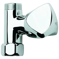 Grohe Absperrventil 12409 DN15 mit TDL-Griff Markierung neutral chrom, 12409000 12409000