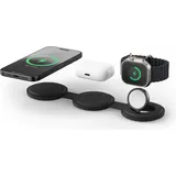 Satechi OntheGo 3-in-1 Wireless Charger Schwarz