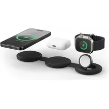 Satechi OntheGo 3-in-1 Wireless Charger Schwarz