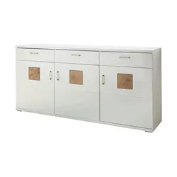 uno Sideboard  Topeka , weiß , Maße (cm): B: 180 H: 91 T: 44.0