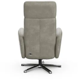sit&more TV-Sessel Grenoble grau 71 x 110 x 82 cm elektrisch
