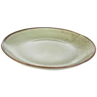 CreaTable Speiseteller NATURE COLLECTION, grün - Steinzeug - mit Reaktivglasur