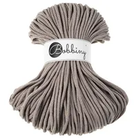 Bobbiny Makramee-Flechtkordel 5 mm 100 m Kaffeebraun