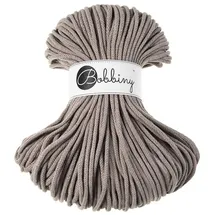 Bobbiny Makramee-Flechtkordel 5 mm 100 m Kaffeebraun