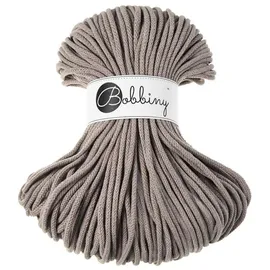 Bobbiny Makramee-Flechtkordel 5 mm 100 m Kaffeebraun