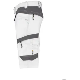 DASSY Axis Painters Malershorts mit Stretch weiß/anthrazitgrau